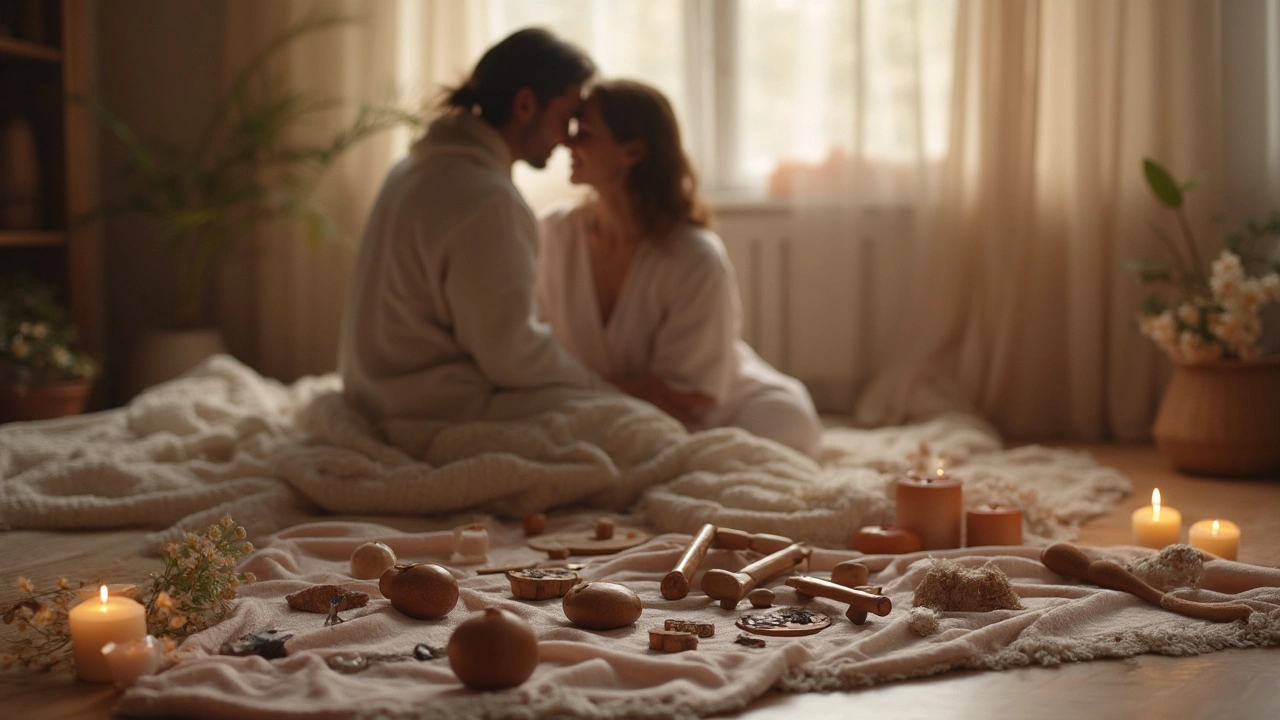 Tantrické masážní pomůcky: Cesta k hlubšímu a intimnějšímu vztahu
