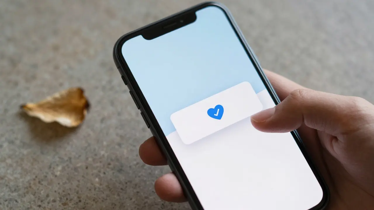 Telefon s aplikací pro správu kreditů na kamenném povrchu